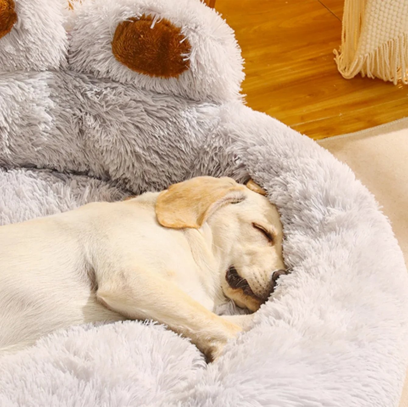 FluffyDogBed™ - Gris - Univers de chien